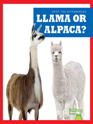 cover image of Llama or Alpaca?